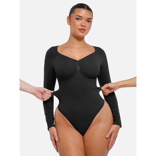 Bodysuit Thong Long Sleeve