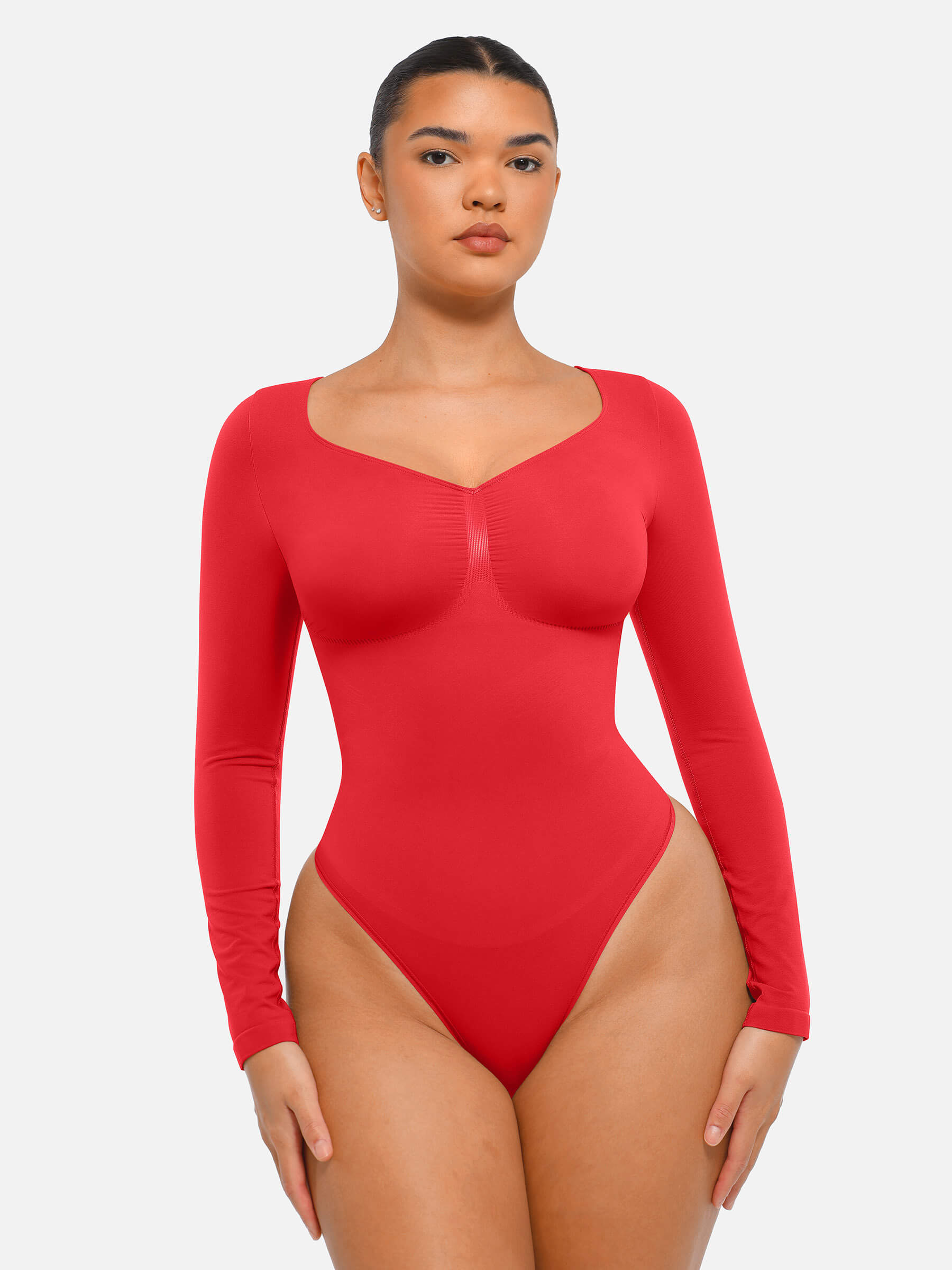 Bodysuit Thong Long Sleeve