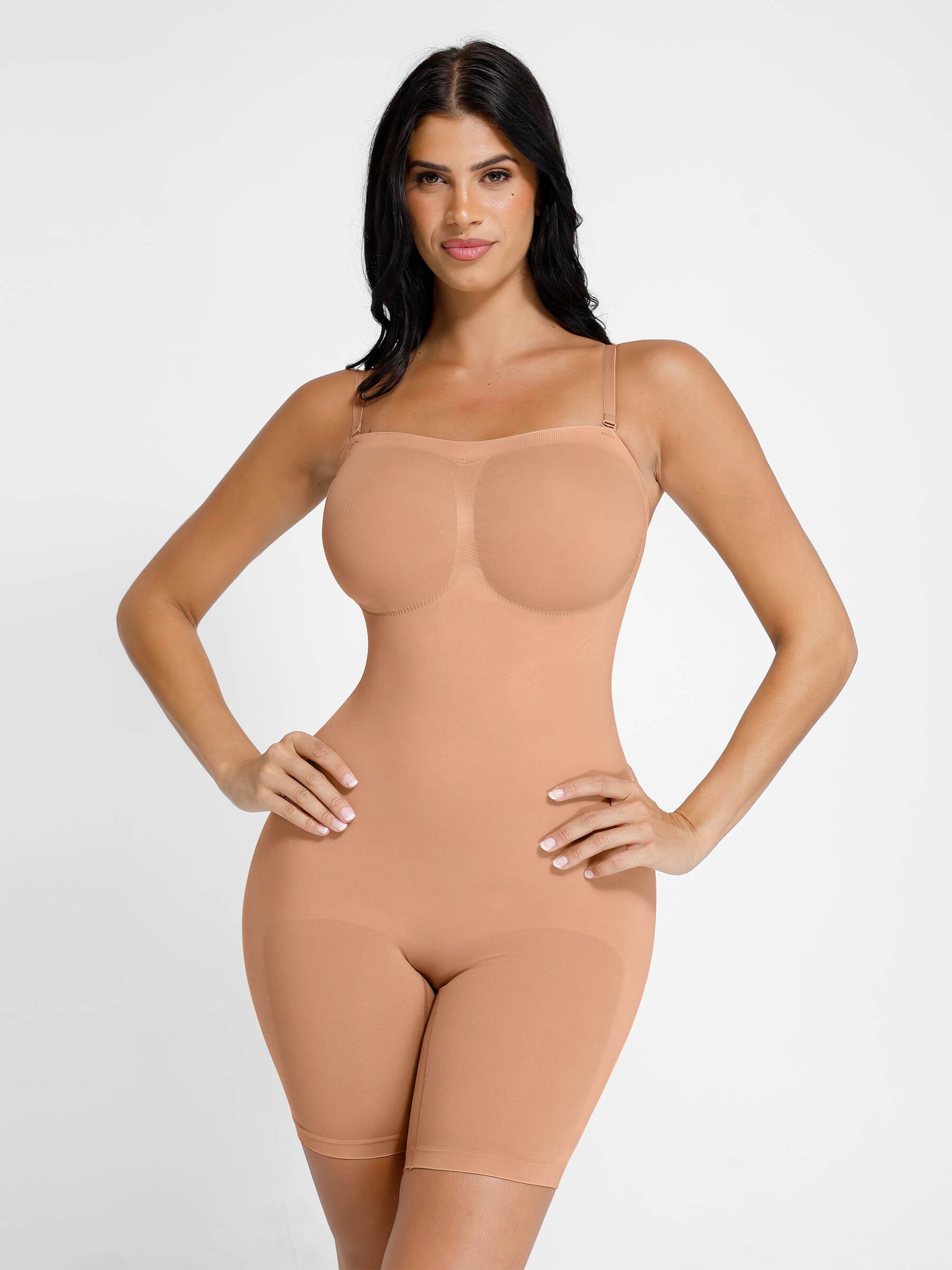 Bodysuit strapless with removable