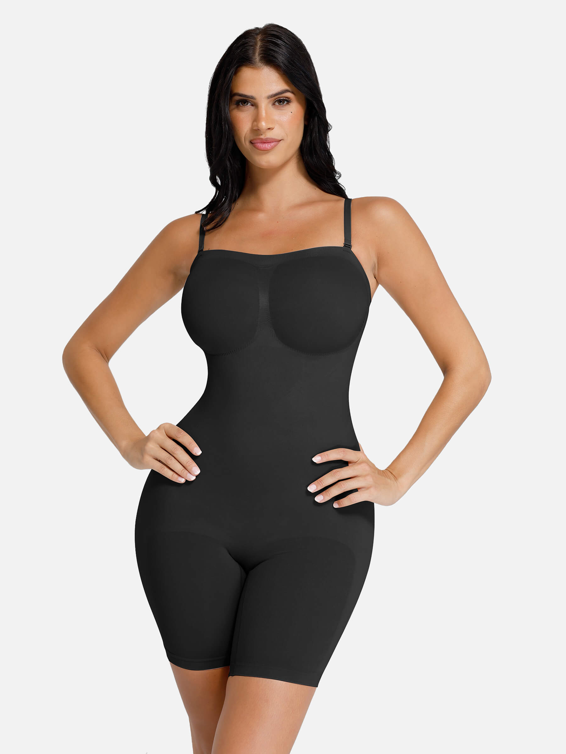 Bodysuit strapless with removable